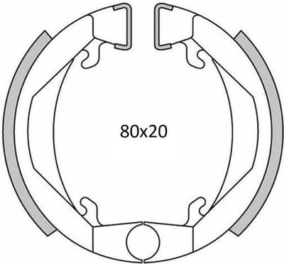 teknix remschoen voor bromfiets mbk 50 41 nieuw