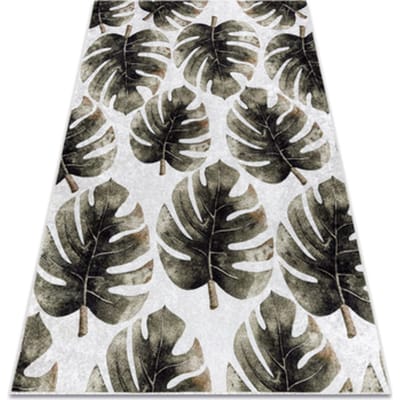 Kleden Rugsx MIRO 52102.801 tapijt wasbaar Monstera vertrekt an 120x170 cm