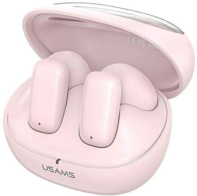 USAMS TD Serie - Draadloze Bluetooth 5.3 Koptelefoon - Roze - Ergonomisch - Lange Batterijduur