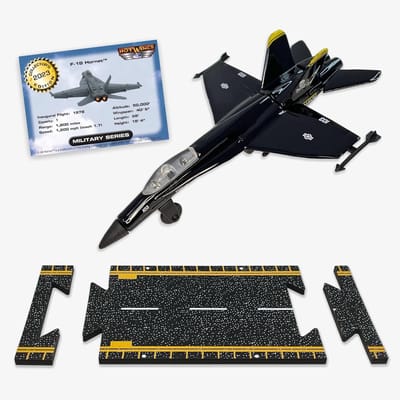 Gietmodel Vliegtuigen F-18 Zwart voor Verzamelaars