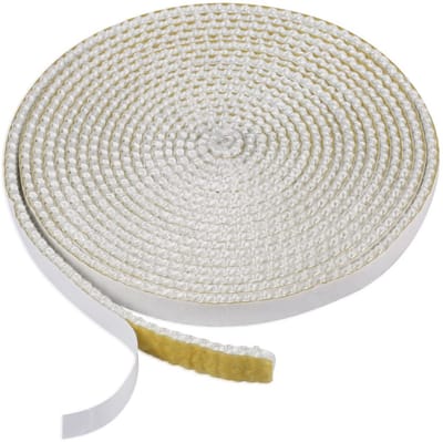 Open Haard Afdichting Tape - Zelfklevende Glasvezel Pakking voor Kachels en Houtkachels (10mm x 4m)