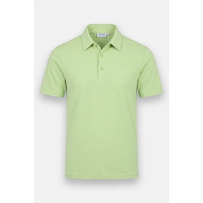 Vercate - Heren Polo Korte Mouw - Strijkvrij Poloshirt - Groen - Slim Fit - Excellent Katoen - Maat: S