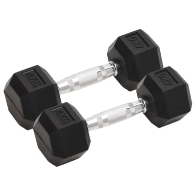vidaXL - Halters - 2 - st - 4 - kg - totaal - gietijzer