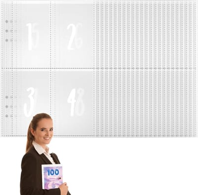 Geld Besparen - Spaaruitdaging Enveloppen - Budget Beheer - 100 Envelopes Methode - 23x17.5x3.5 cm - Kleurrijk