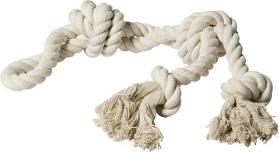 Adori Flostouw Wit - Hondenspeelgoed - 60 cm