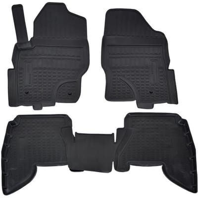 NORM Liners | Tapis De Sol En Caoutchouc TPE Toutes Saisons Pour Nissan Pathfinder R51 2004-2013 noir