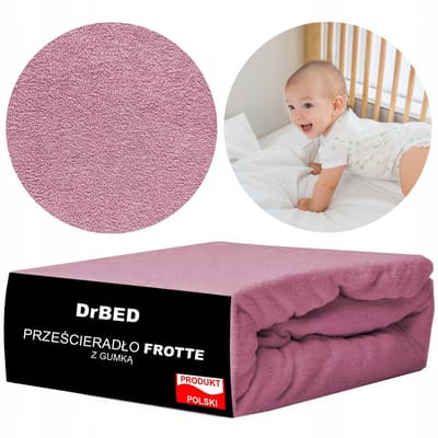 Hoeslaken Vanaf Geboorte 120x60cm - Zacht Frotte, Ademend, Roze