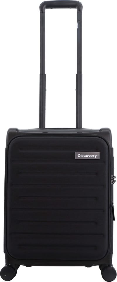 Discovery Motion zachte Handbagage Koffer / Trolley - 53 cm (S) - Zwart - Zwart / Small