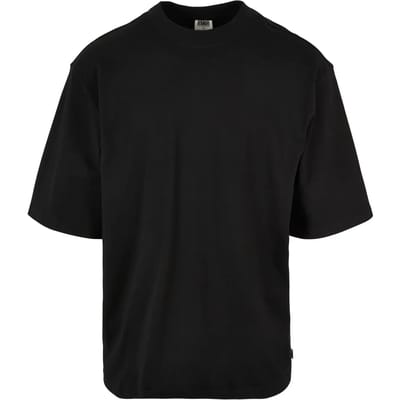Urban Classics - Organic Oversized Sleeve Heren Tshirt - S - Zwart