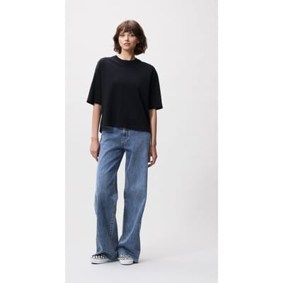 Catwalk Junkie dames O-hals shirt loose fit zwart