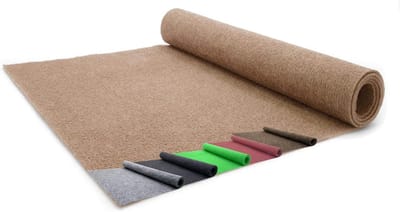 Buitentapijt Imitatie Gras - Kunstgras Rol Tapijt - Terras Balkon Zwembad - Waterdicht Vocht Vuil - Keuze Afmeting Kleur - Beige