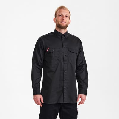 Engel Extend herenoverhemd 7181-810 - Anthracite Grey - 41/42