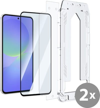 Cazy screenprotector geschikt voor Samsung Galaxy A36 / A56 - Screenprotector met Applicator - 2 Stuks