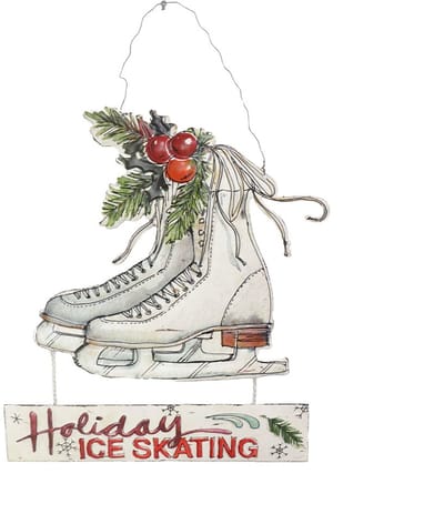 Buitengewoon de boet - Wanddeco Schaatsen 30x43 cm