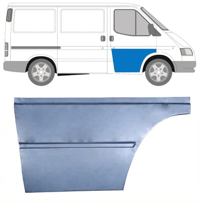 Buiten reparatiepaneel voorste deur voor Ford Transit 1986-2000 / Rechts