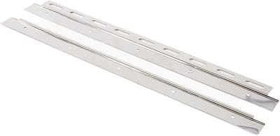 Rubbermagazijn - Klemset - voor strokengordijn - RVS - ijzer - 400mm breed - 5 stuks