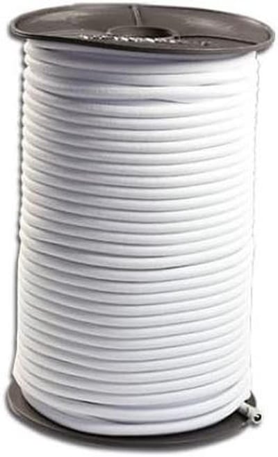 Expander Touw - Spanband Rubber - Voorwerpen Vastzetten - Duurzame PE Omhulling - 100 Meter - Wit