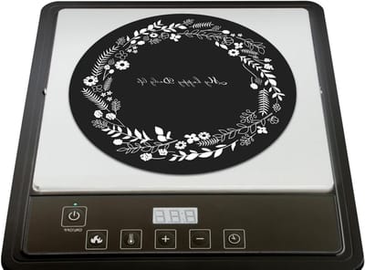 Siliconen Onderzetter - Hittebestendige Mat - Bescherming Kookplaat - Antislip en Wasbaar - 24 cm - Zwart