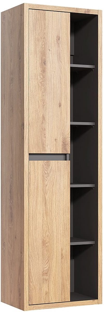 Vente-unique Hangende badkamerkolom - Licht naturel - H170 cm - PURNAL