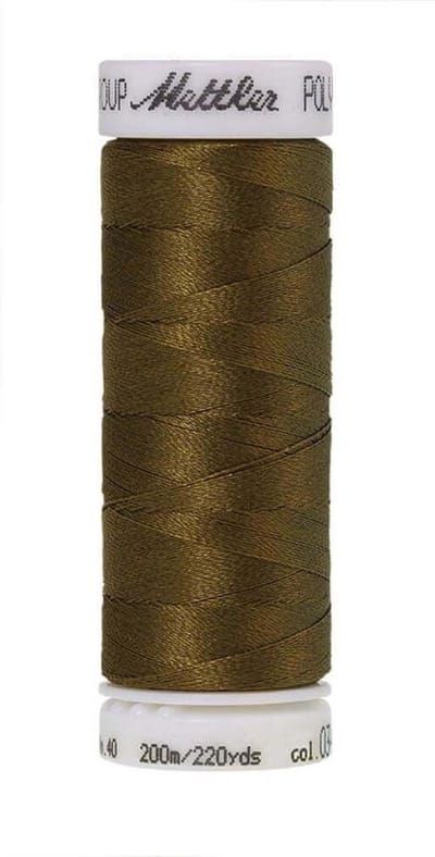 AMANN POLYSHEEN NAAI-BORDUURGAREN, COL-0345 GROEN, 200M, PER STUK.