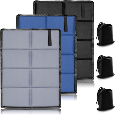 Opvouwbaar Zitkussen Set van 3 voor Buiten - Thermokussen - Waterdicht en Draagbaar - Picknick, Wandelen, Kamperen