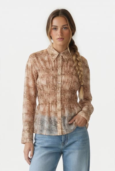 & Other Stories Carolie Shirt Orange Maat: 34 | Longsleeves Outlet | Dames | Oranje