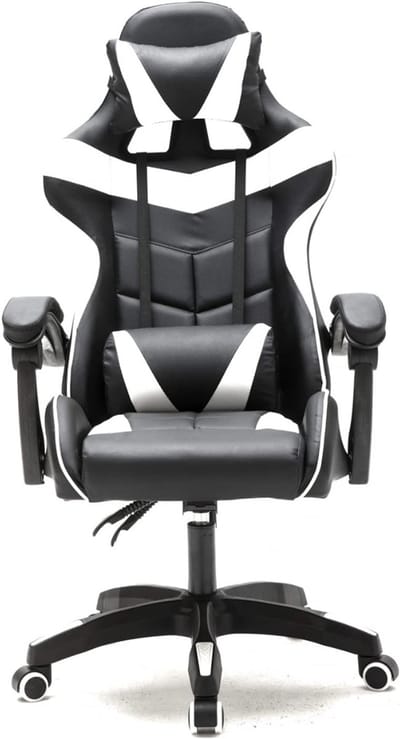 DailySupplies® Ergonomische Bureaustoel - Bureaustoelen voor Volwassenen en Kinderen - Gaming Stoel - Chair - Zwart