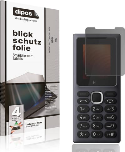 dipos – Matte Privacy Screenprotector geschikt voor HMD 100 | Anti-Spy Beschermfolie