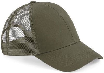 Beechfield Unisex Volwassen Trucker Cap (Olijfgroen)