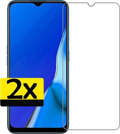 Screenprotector - Geschikt voor OPPO A5 2020 - 2 Stuks - Extra Sterk - Beschermglas - Gehard Glas - Tempered Glass - Screen Protector