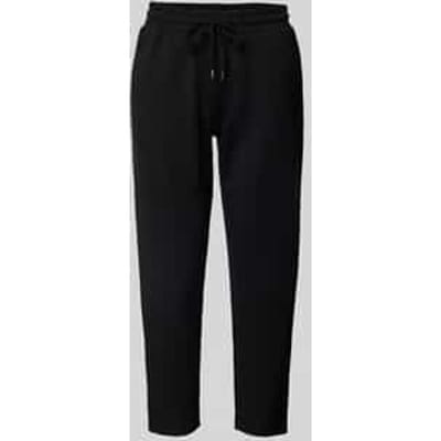 Sweatpants met paspelzakken aan de achterkant