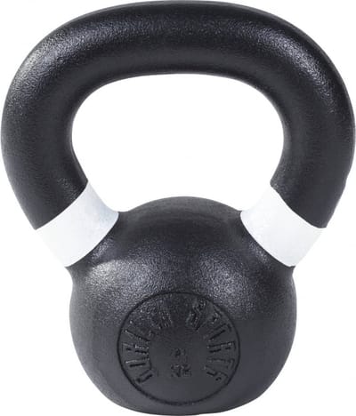 Gorilla Sports Kettlebell - 4 kg - Gietijzer - Olympisch - Zwart