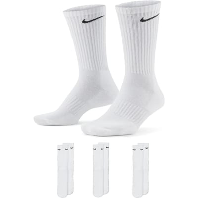 Nike Everyday Cushion Crew Trainingssokken 3 paar in wit