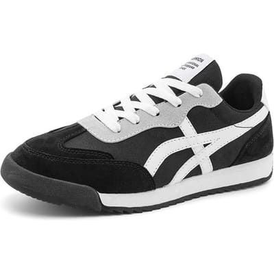 Lente Nieuwe Heren Canvas Schoenen Mode Gestreepte Casual Schoenen Mode Klassieke Lifestyle Schoenen Heren Comfortabele Casual Sneakers 44 black