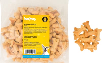 Boomy - Hondensnacks - Hondensnoepjes - Glutenvrije biscuit - 2 x 550g