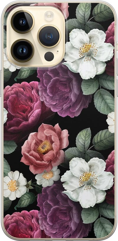Leuke Telefoonhoesjes - Hoesje geschikt voor iPhone 14 Pro Max - Ogen print - Soft case - TPU - Print / Illustratie - Multi