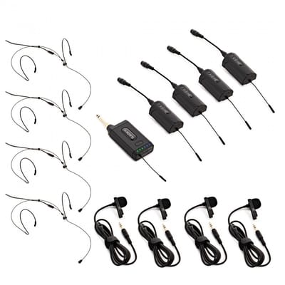 SubZero VOXLINK-Compact, Quad Lav/Headset Draadloos Microfoonsysteem
