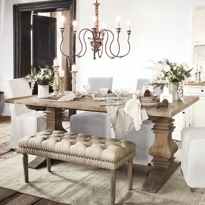 LOBERON Eettafel Cain bruin