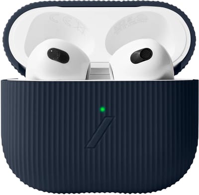 Native Union, Coque pour AirPods 3 Finition Rainurée Protection Antichoc, Blauw
