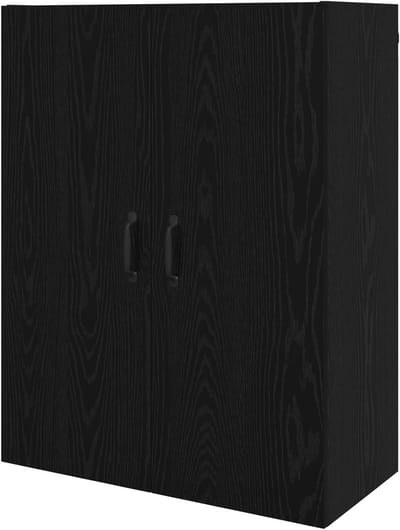 vidaXL Hanging cabinet with shelf Black oak 69.5 x 34 x 90 cm Worked wood
