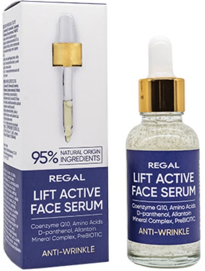 Regal Lift Active Anti Rimpel Gezichtsserum – met Q10 – 95% Natuurlijke Ingrediënten – 30ml