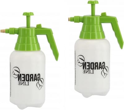 Druksproeier Set - Tuinspuit Verstuiver - Planten Verzorgen - Verstelbaar Mondstuk - 2 Liter Inhoud - Groen Wit