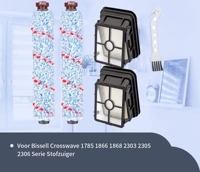 Replacements® Onderdelen geschikt voor Bissell Crosswave en Cordless - NIET de Cordless Max en X7 - 5-delig