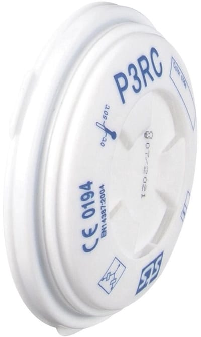 Shigematsu P3RC Partikelfilter P3 (2 Stuks) – Voor RS01 / FS01 – Te Gebruiken met CA Gasfilter