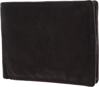 U.S. POLO ASSN. Kaarthoes Ulysses Wallet mit Flap Brown Bruine