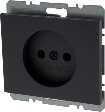 Berker K1 Inbouw Contactdoos 1-Voudig Antraciet