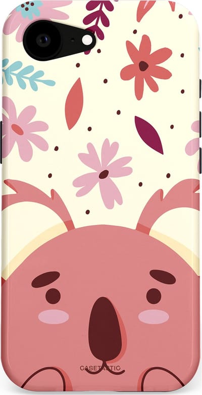 Casetastic Hoesje Geschikt voor Apple iPhone 16e Magsafe - Stijlvolle Beschermende Duo-layer Case - Koala knuffel