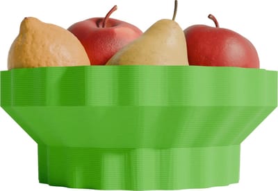Fiastra® Ferrara - Fruitschaal - 35 x 35 cm - Groen