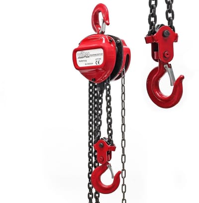 Handkettingtakel 5000 kg met 5 meter ketting voor zwaar tillen