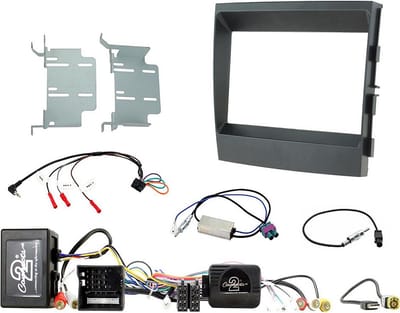 2-DIN Kit Porsche Panamera 2009-2016 S.W.I./Amp MOST zwart